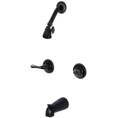 Tub and Shower Faucet, Oil Rubbed Bronze, Wall Mount MPN:KB2245YL
