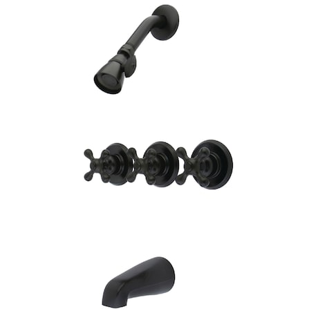 Tub and Shower Faucet, Oil Rubbed Bronze, Wall Mount MPN:KB235AX