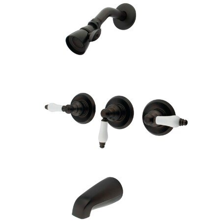 Tub and Shower Faucet, Oil Rubbed Bronze, Wall Mount MPN:KB235PL