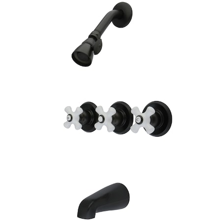 Tub and Shower Faucet, Oil Rubbed Bronze, Wall Mount MPN:KB235PX