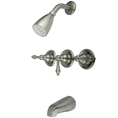 Tub and Shower Faucet, Brushed Nickel, Wall Mount MPN:KB238AL