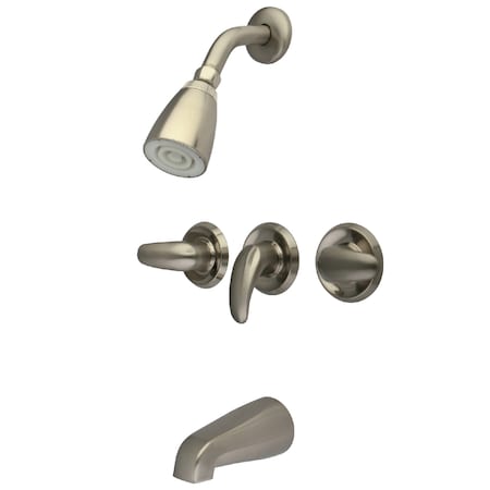 Tub and Shower Faucet, Brushed Nickel, Wall Mount MPN:KB238LL