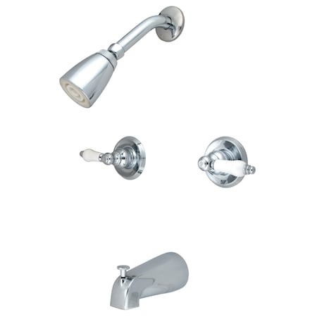 Tub and Shower Faucet, Polished Chrome, Wall Mount MPN:KB241PL
