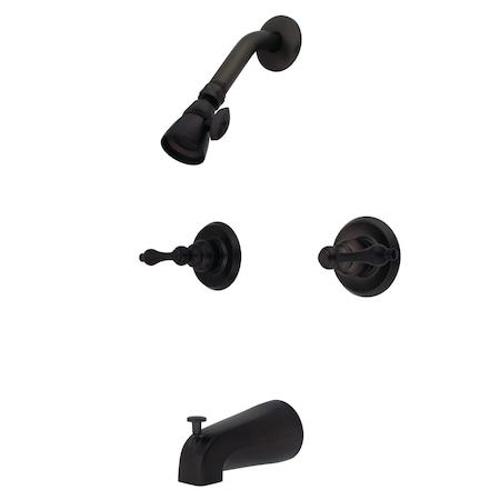 Tub and Shower Faucet, Oil Rubbed Bronze, Wall Mount MPN:KB245AL