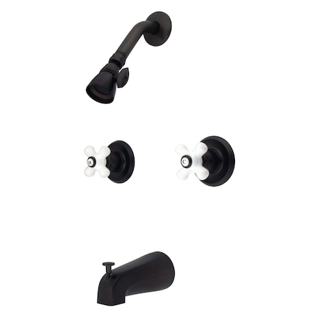 KB245PX Tub & Shower Faucet Porcelain Cross Handles MPN:KB245PX