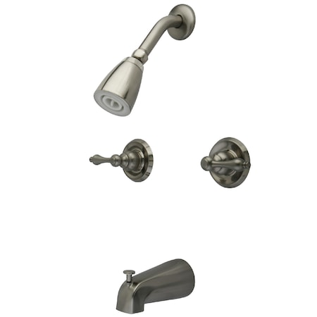 Tub and Shower Faucet, Brushed Nickel, Wall Mount MPN:KB248AL