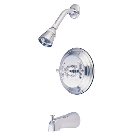 Tub and Shower Faucet, 3, Wall Mount, Polished Chrome MPN:KB2631BX