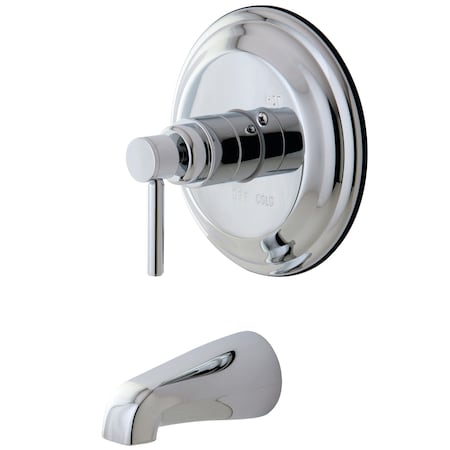 Tub and Shower Faucet, Standard, 2, Wall Mount, Polished Chrome MPN:KB2631DLTO