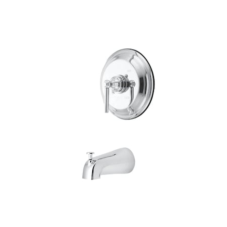 Tub and Shower Faucet, Standard, 2, Wall Mount, Polished Chrome MPN:KB2631ELTO