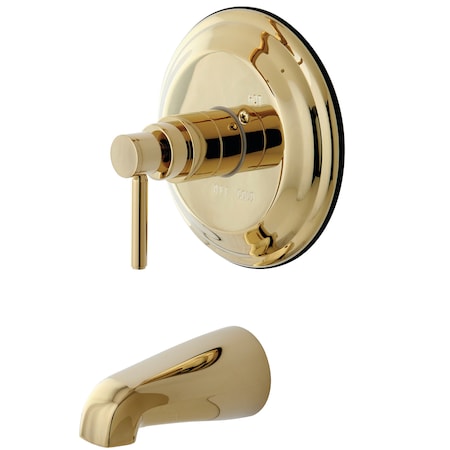 Tub and Shower Faucet, Standard, 2, Wall Mount, Polished Brass MPN:KB2632DLTO