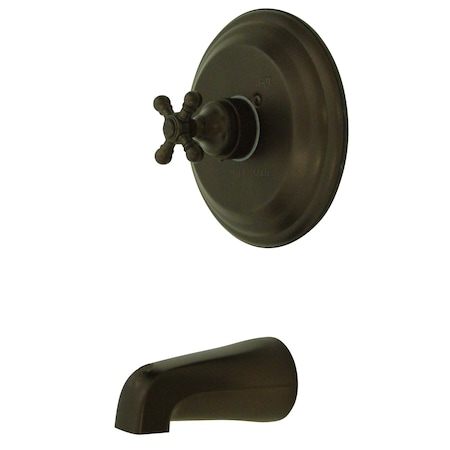 Tub and Shower Faucet, Standard, 2, Wall Mount, Oil Rubbed Bronze MPN:KB2635BXTO