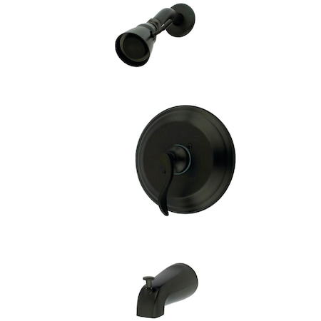 Tub and Shower Faucet, Standard, 3, Wall Mount, Oil Rubbed Bronze MPN:KB2635DFL