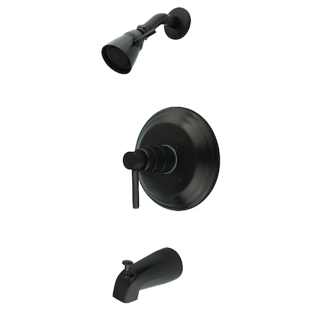 Tub and Shower Faucet, Standard, 3, Wall Mount, Oil Rubbed Bronze MPN:KB2635DL