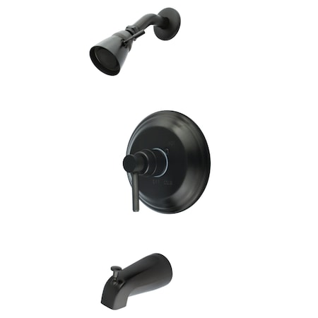 Tub and Shower Faucet, Standard, 3, Wall Mount, Oil Rubbed Bronze MPN:KB2635DLT