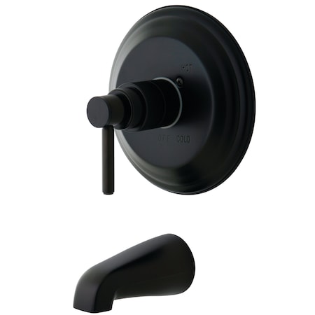 Tub and Shower Faucet, Standard, 2, Wall Mount, Oil Rubbed Bronze MPN:KB2635DLTO