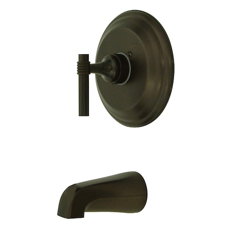Tub and Shower Faucet, Standard, 2, Wall Mount, Oil Rubbed Bronze MPN:KB2635MLTO