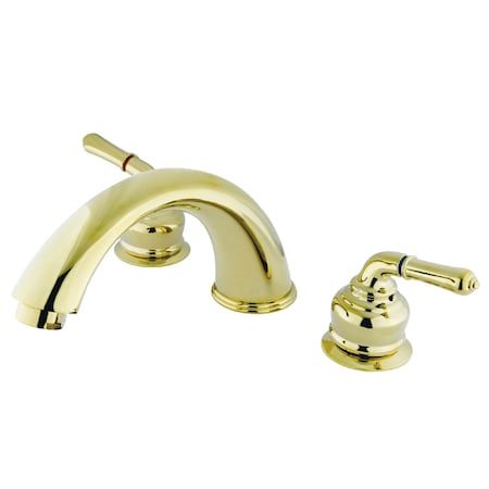 Roman Tub Faucet, Polished Brass, Deck Mount MPN:KB362