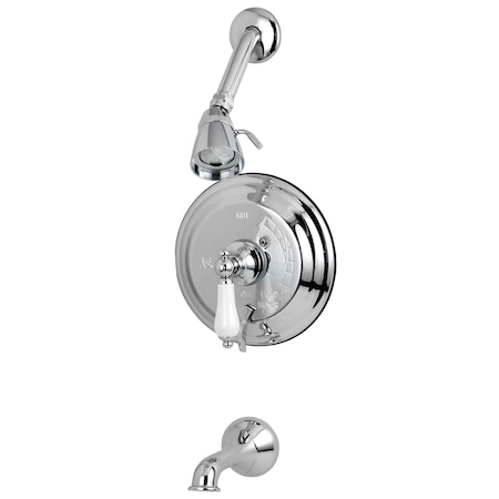 Tub and Shower Faucet, Standard, 3, Wall Mount, Polished Chrome MPN:KB36310PL
