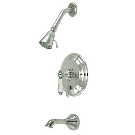 Tub and Shower Faucet, Standard, 2, Wall Mount, Polished Chrome MPN:KB36310PLT
