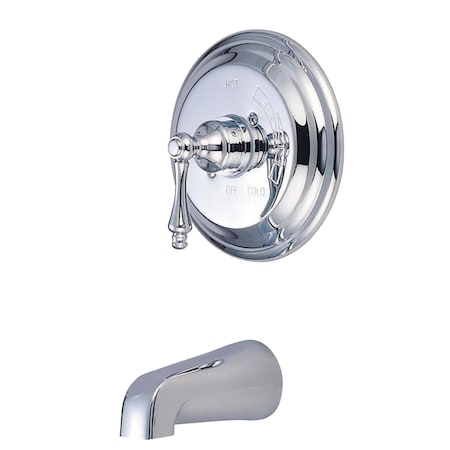 Tub and Shower Faucet, Standard, 2, Wall Mount, Polished Chrome MPN:KB3631ALTO
