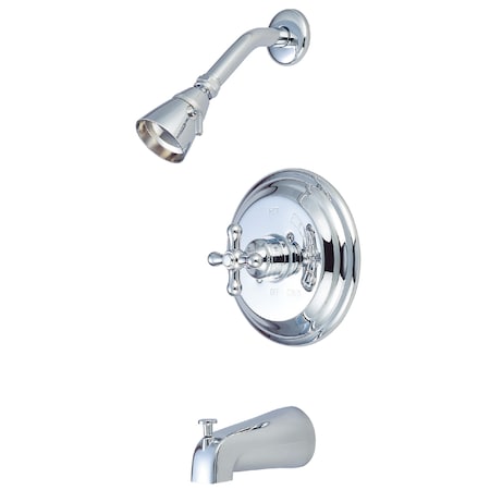 KB3631AX Tub & Shower Faucet with Metal Cross Handle MPN:KB3631AX