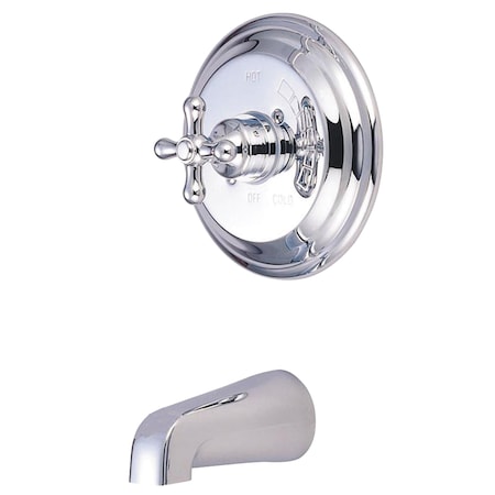 Tub and Shower Faucet, Standard, 2, Wall Mount, Polished Chrome MPN:KB3631AXTO