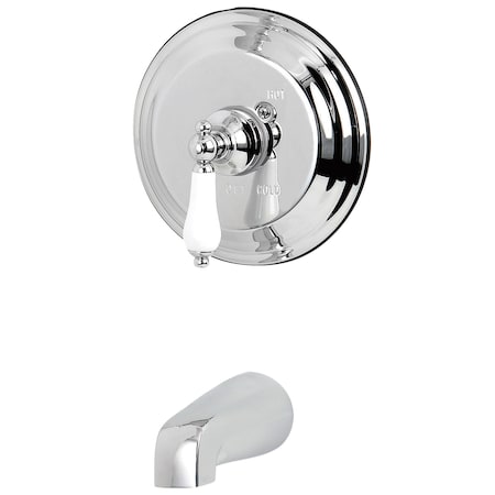 Tub and Shower Faucet, Standard, 2, Wall Mount, Polished Chrome MPN:KB3631PLTO