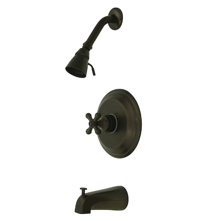 KB3635AX Tub & Shower Faucet with Metal Cross Handle MPN:KB3635AX