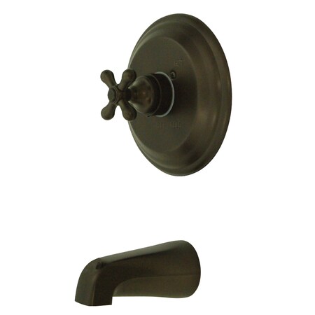 Tub and Shower Faucet, Standard, 2, Wall Mount, Oil Rubbed Bronze MPN:KB3635AXTO