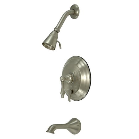 Tub and Shower Faucet, Brushed Nickel, Wall Mount MPN:KB36380AL