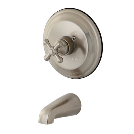 Tub and Shower Faucet, 2, Wall Mount, Brushed Nickel MPN:KB3638AXTO