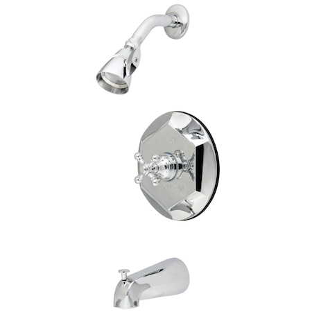 Tub and Shower Faucet, Polished Chrome, Wall Mount MPN:KB4631BX