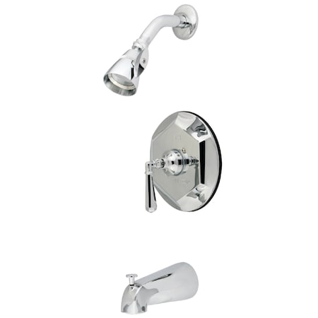 Tub and Shower Faucet, Standard, 3, Wall Mount, Polished Chrome MPN:KB4631HL