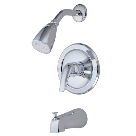 Tub and Shower Faucet, Polished Chrome, Wall Mount MPN:KB531L