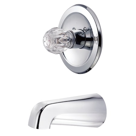 Tub and Shower Faucet, Polished Chrome, Wall Mount MPN:KB531TO