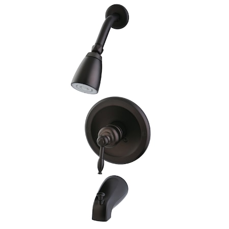 Tub and Shower Faucet, Oil Rubbed Bronze, Wall Mount MPN:KB535KL