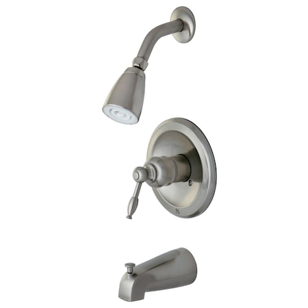 Tub and Shower Faucet, Brushed Nickel, Wall Mount MPN:KB538KL