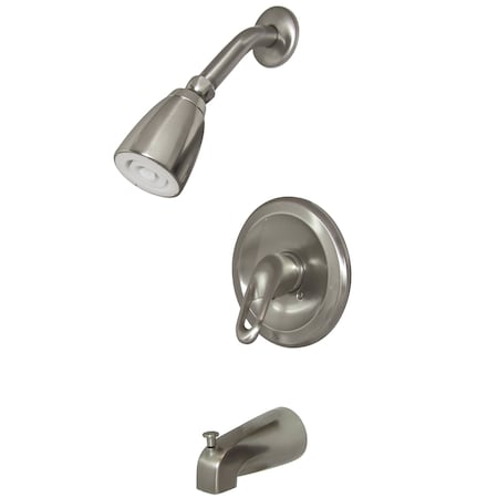 Tub and Shower Faucet, Brushed Nickel, Wall Mount MPN:KB538LP