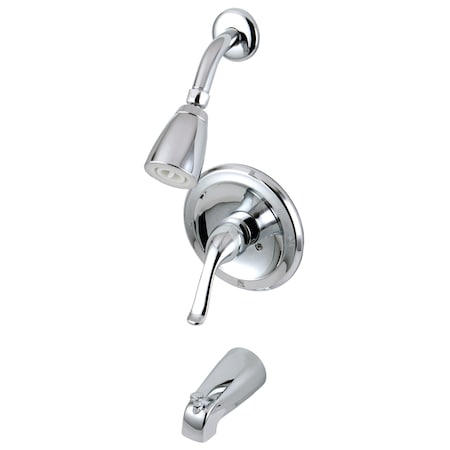 Tub and Shower Faucet, Polished Chrome, Wall Mount MPN:KB5531YL