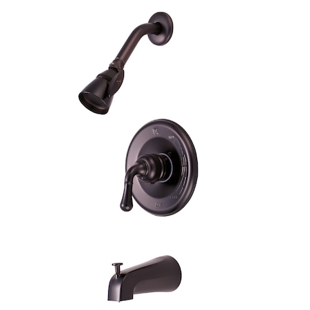 Tub and Shower Faucet, Oil Rubbed Bronze, Wall Mount MPN:KB635