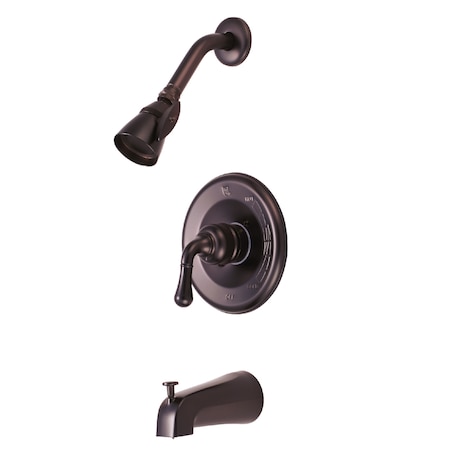 Tub and Shower Faucet, Oil Rubbed Bronze, Wall Mount MPN:KB635T