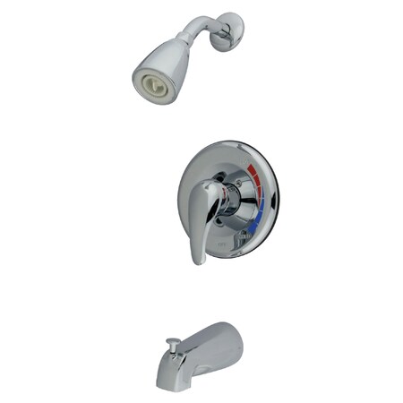 Tub and Shower Faucet, Standard, 3, Wall Mount, Polished Chrome MPN:KB651SW