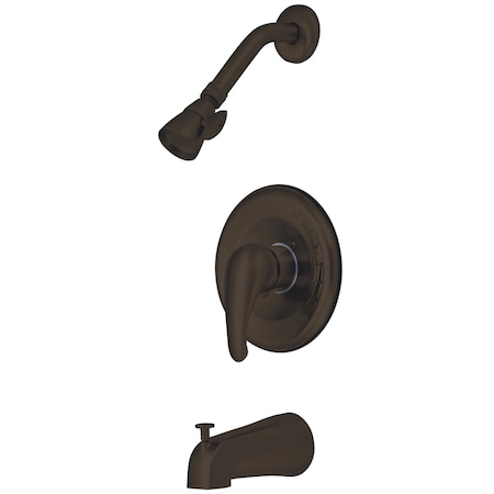 Tub and Shower Faucet, Oil Rubbed Bronze, Wall Mount MPN:KB655