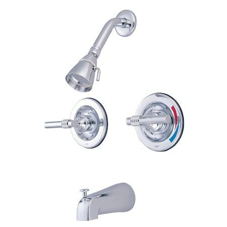 Tub and Shower Faucet, Polished Chrome, Wall Mount MPN:KB661ML