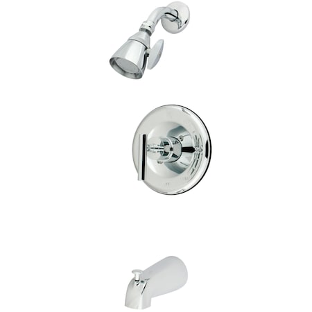Tub and Shower Faucet, Polished Chrome, Wall Mount MPN:KB6631CML