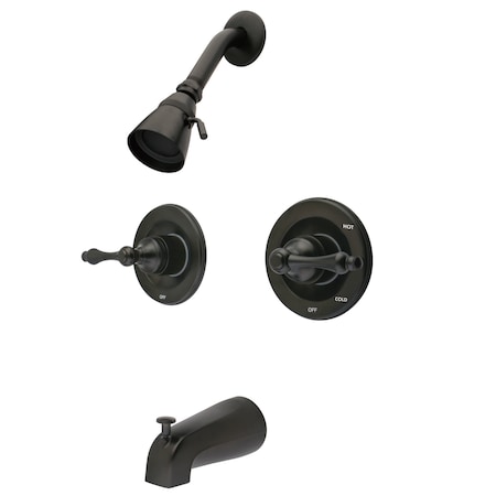 Tub and Shower Faucet, Oil Rubbed Bronze, Wall Mount MPN:KB665AL