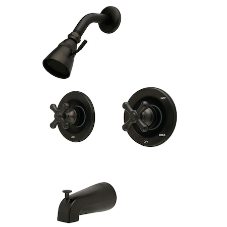 Tub and Shower Faucet, Oil Rubbed Bronze, Wall Mount MPN:KB665AX