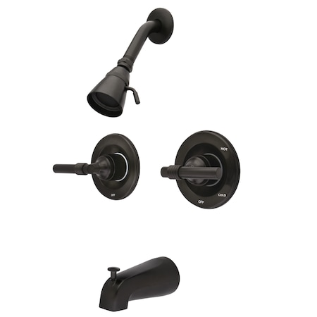 Tub and Shower Faucet, Oil Rubbed Bronze, Wall Mount MPN:KB665ML