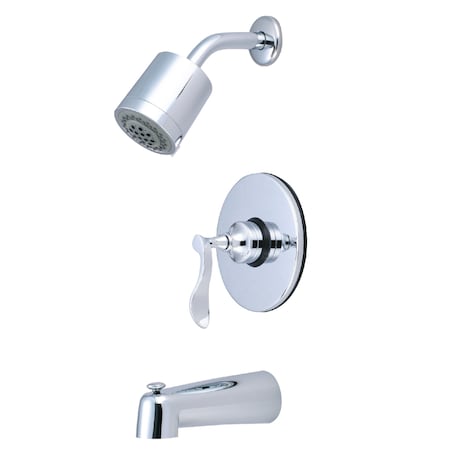 Tub and Shower Faucet, Standard, 3, Wall Mount, Polished Chrome MPN:KB6691CFL