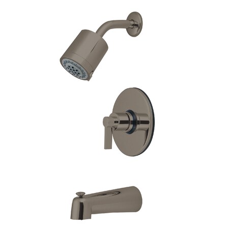 Tub and Shower Faucet, Standard, 3, Wall Mount, Brushed Nickel MPN:KB6698NDL